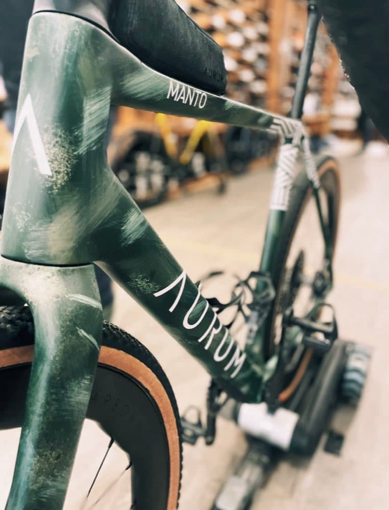 Gravelfiets in het lab